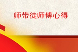 师带徒师傅心得
