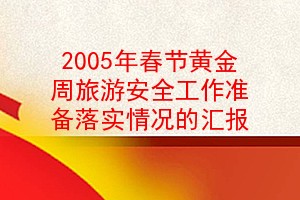 2005괺ڻƽΰȫ׼ʵĻ㱨